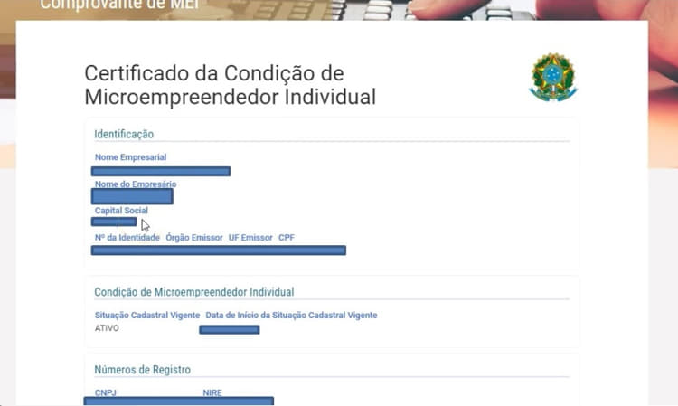 CPF para MEI