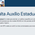 auxílio estadual pelo CPF