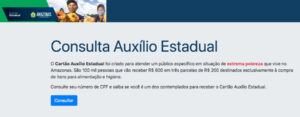 auxílio estadual pelo CPF